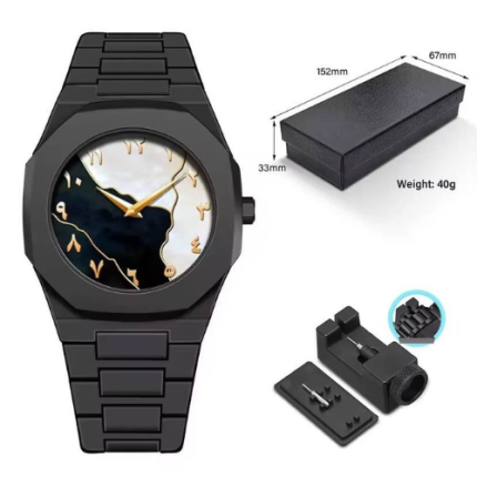 Aura Classic — Men’s Stainless Steel Analog Watch | Water Resistant | Elegant Dress & Casual