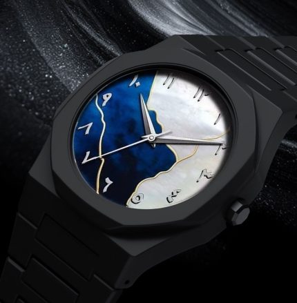 HOT DEAL Black Arabic Aura Watch | 100% Original Stylish Wristwatch for Men | Luxury, Durable & Waterproof Design | Elegant Timepiece for Every Occasion | Perfect Gift for Him | Premium Quality Analog Watch | Trendy Men’s Fashion Accessory